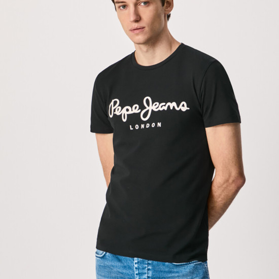 Pepe Jeans Ανδρική κοντομάνικη μπλούζα Original Stretch N Logo T-Shirt